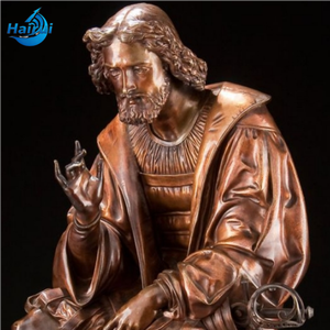 Escultura de Bronce Gigante de <span class=keywords><strong>Jesús</strong></span> Redentor Meditando, Decoración de Jardín para Iglesia, Estatua de <span class=keywords><strong>Jesús</strong></span> Cristo Meditando - Product Image 1