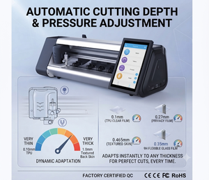 Machine <span class=keywords><strong>de</strong></span> découpe automatique <span class=keywords><strong>de</strong></span> films <span class=keywords><strong>de</strong></span> protection d'écran mobiles à épaisseurs variables, avec réglage automatique <span class=keywords><strong>de</strong></span> la profondeur <span class=keywords><strong>de</strong></span> coupe et <span class=keywords><strong>de</strong></span> la pression <span class=keywords><strong>de</strong></span> la lame illimitée - Product Image 3