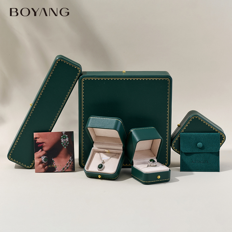 Boyang Custom Luxury Green Earring Bracelet
