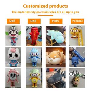 ตุ๊กตาผ้ากำมะหยี่พร้อมโลโก้ซักได้เองตัวอย่างของเล่นเพื่อการผ่อนคลายความเครียดมาสค็อต<span class=keywords><strong>การ์ตูน</strong></span>ออกแบบได้ตามต้องการ - Product Image 3