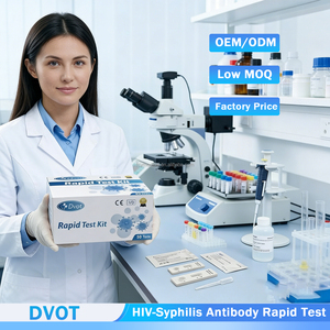 Kit de Prueba Rápida de Anticuerpos contra el VIH y la Sífilis para Detección Rápida de Infección Dual, Alta Precisión, Fácil de Usar OEM/ODM - Product Image 1