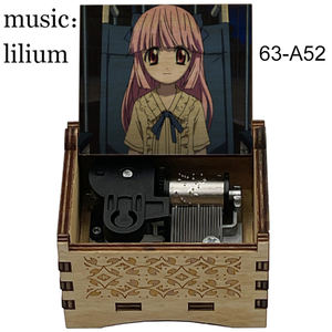 Boîte à musique vintage à manivelle, anime Elfen Lied, boîte à musique Lilium Song Sankyo, jouet pour amis, cadeau d'anniversaire pour filles - Product Image 3