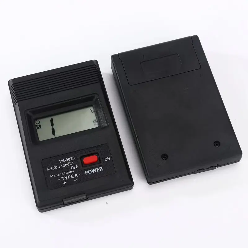 مقياس حرارة رقمي LCD من النوع ، مسبار حراري