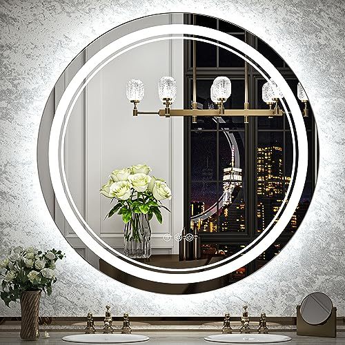 Fashion Square Round Shape Wall Mirror