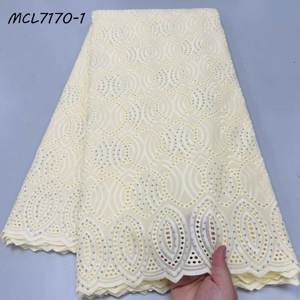 Haute qualité 100% coton tissu <span class=keywords><strong>sec</strong></span> femmes brodé <span class=keywords><strong>suisse</strong></span> Voile coton dentelle pour mariage - Product Image 2