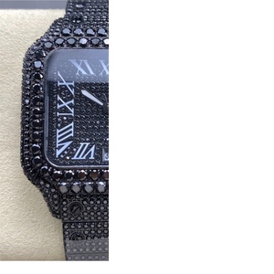 Relojes mecánicos de pulsera cuadrados de lujo, negros, modernos y de alta calidad, al por mayor de fábrica. - Product Image 2