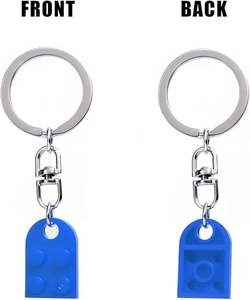 Porte-clés Cœur Assorti en Briques – Cadeau pour Lui, Elle, Petit Ami, Petite Amie – Noël, Mariage, Anniversaire - Product Image 2