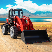 Hengwang ZL940 Günstige Holzerntemaschine Kleiner Traktor Teleskop-Gartenradlader Mini-Lader Frontlader 2,5 Tonnen Nennlast Hochleistungsfähig