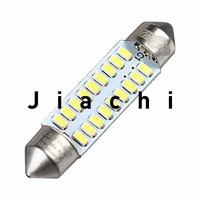 JIACHI Fournisseur d'usine Lumière intérieure automobile C5W LED 18SMD 3014 C5W 42mm Plafonnier de voiture Lampe de lecture Ampoule Festoon