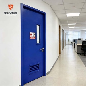 Puerta Cortafuego de Acero de Seguridad Fabricada en Fábrica Mexin, <span class=keywords><strong>Puertas</strong></span> Cortafuego de Acero de Alta Calidad con Aislamiento Térmico - Product Image 2