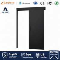 Puerta de Baño de Aluminio Impermeable al Por Mayor con Vidrio Esmerilado para Proyectos de Apartamentos Modernos, Precio de Fábrica, Suministro al Por Mayor