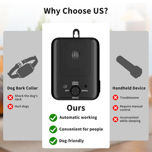 Appareil anti-aboiement rechargeable DC Sonic avec logo personnalisé, outil d'entraînement à ultrasons transfrontalier pour animaux de compagnie, électrique - Product Image 3