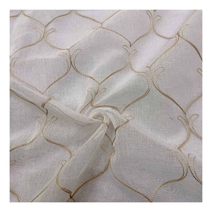 Tela granadina de gasa con patrón bordado, gran oferta, sala de estar para cortinas de diseño de moda, técnicas tejidas utilizadas - Product Image 2