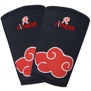 Genouillères de compression respirantes en néoprène 5 mm et 7 mm RC Fitness Wear pour la protection sportive et l'haltérophilie - Product Image 1
