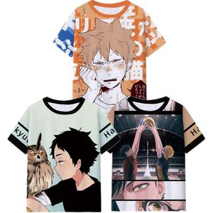 8 Diseños de Camisetas de Anime Haikyuu Hinata Shoyo Tobio Kageyama en Material de Seda de Leche para Mujer, Hombre y Niños - Product Image 1