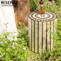 WISEMAX FURNITURE Nouvelle table basse en MDF pour salon, chambre, hôtel, bureau, café, villa