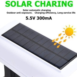 Solar Powered Simulated Surveillance <b>Light</b> Outdoor Waterproof LED <b>Camera</b> <b>Light</b> Gun Type Fake <b>Security</b> Device - Product Image 4