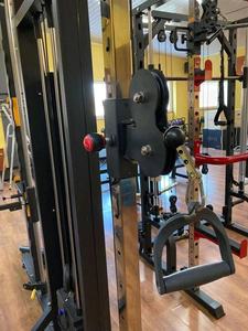 Double <span class=keywords><strong>Poulie</strong></span> Menton Dip Cable Crossover Squat Rack Multi Smith Trainer Chest Shoulder Exercise Caractéristiques Gym Fitness Equipment - Product Image 4