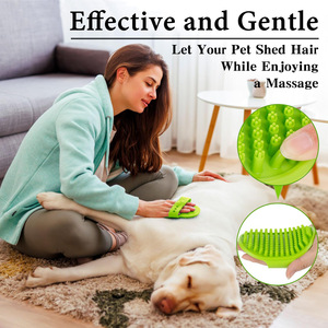 Pet <b>Bath</b> <b>Brushes</b> For Dogs Massage Combs And <b>Brushes</b> Cross Border Export Bestsellers 50 Pcs Per Carton - Product Image 4