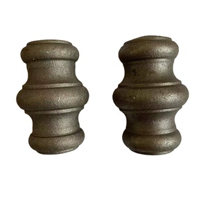 Clôture à bas prix et porte en fer conceptions principales éléments en acier pièces goujons colliers de fer - Product Image 5