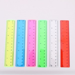 Reglas Transparentes <span class=keywords><strong>de</strong></span> Plástico <span class=keywords><strong>de</strong></span> 15 <span class=keywords><strong>cm</strong></span> Más Vendidas con Impresión a Doble Cara en Pulgadas <span class=keywords><strong>y</strong></span> Centímetros, Reglas Promocionales con Logotipo Personalizado - Product Image 5