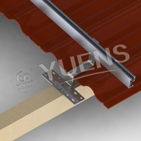 Vente en gros de module solaire en aluminium Crochet de fixation pour toit en tuile réglable en aluminium