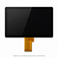 Layar Sentuh LCD TFT IPS 7 inci 800x480 RGB 24-Bit G+F Kapasitif 800 Nits Kecerahan Tinggi untuk Panel Kontrol Perangkat Pintar