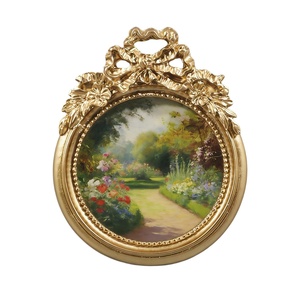 Cadre <span class=keywords><strong>photo</strong></span> ovale 4x6 en résine et verre, style baroque européen vintage, fait main, sculpté bronze doré, aspect antique, ornement <span class=keywords><strong>de</strong></span> <span class=keywords><strong>table</strong></span> <span class=keywords><strong>de</strong></span> mariage - Product Image 5