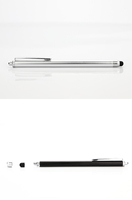 Vente flash - Stylo tactile capacitif passif à pointe remplaçable de 8 mm avec logo personnalisé, pour écran tactile d'iPhone et d'iPad, en métal