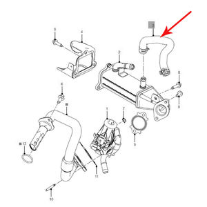Tuyau <span class=keywords><strong>de</strong></span> soupape <span class=keywords><strong>de</strong></span> refroidisseur <span class=keywords><strong>EGR</strong></span> pour FORD Ranger 2.2T 2011- BB3Q9F476AA BB3Q-9F476-AA - Product Image 6