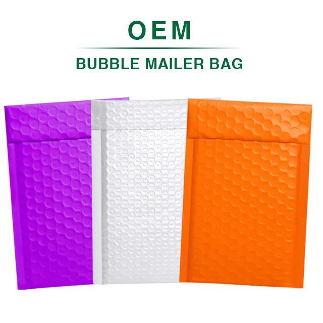 Custom Printed Plastic Self Sealing Bubble Padded Envelope Shipping Mailing Poly Bubble Mailers Bag