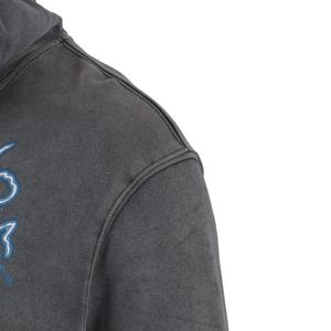 Sudadera con Capucha Personalizada TOPSHOW, 100% Algodón, Estampado, Logotipo Grande, Lavado Ácido, Estilo Urbano para Hombre - Product Image 4