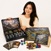 Usine d'impression professionnelle, jeu de société personnalisé, cartes de jeu personnalisées, pions en bois, jetons personnalisés, dés, figurines en résine et en plastique