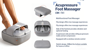 EMOKA özel High-End elektrikli ısıtıcı ayak masajı hava basıncı ve akupunktur ile vücut için Logo-çin üretici - Product Image 3