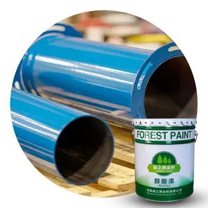 FOREST Single Pack Rust Proofing and Waterproof Alkyd Resin Metal Coating High Gloss Finish Paint for steel structure and boat