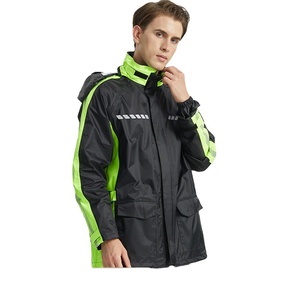 Waterproof Motorcycle <strong>Raincoat</strong> and Pants <strong>Nylon</strong> Poncho Rain Gear for Outdoor Riding &amp; Fishing in Rainy Weather - Product Image 1