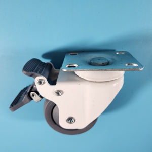 Roulettes TPR <span class=keywords><strong>3</strong></span>, 4, 5 pouces, capacité de charge 100 kg, roulement à billes, verrouillables, <span class=keywords><strong>pour</strong></span> <span class=keywords><strong>chariot</strong></span> à main, <span class=keywords><strong>roues</strong></span> silencieuses - Product Image 4