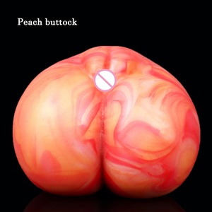 Juguete Sexual GEEBA, Copa de Masturbación Masculina con Diseño de Trasero de Durazno, Vagina de Bolsillo, Colorida, Súper Suave, para Hombres - Product Image 4