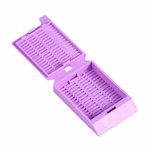 Lab <b>Strip</b> Holes <b>Plastic</b> Tissue Embedding Cassettes Histopathology Removable Lid - Product Image 2
