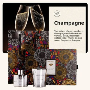 Set Aromaterapia BYME Placcato Oro e Argento Semi-Fatto a Mano, Candela Profumata all'Oud, Diffusore a Bastoncini, Confezione Regalo per Matrimoni e Compleanni - Product Image 5