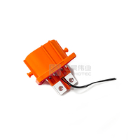 Haute tension batterie pôle 200A véhicule électrique HVIL 2 POS à angle droit 2 broches prise cc
