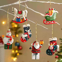 2027 Nummeriertes Design Schneemann Rentier Harz Weihnachtsanhänger Festliche Heimdekoration Warme Familien-Weihnachtsbaumdekoration Geschenk
