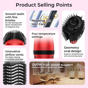 1300W haute puissance quatre vitesses souffleur de vent <span class=keywords><strong>brosse</strong></span> <span class=keywords><strong>à</strong></span> <span class=keywords><strong>lisser</strong></span> curling rapide <span class=keywords><strong>brosse</strong></span> <span class=keywords><strong>à</strong></span> <span class=keywords><strong>lisser</strong></span> les cheveux sèche-cheveux <span class=keywords><strong>brosse</strong></span> <span class=keywords><strong>à</strong></span> Air chaud - Product Image 2