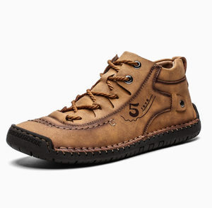 Mocassins en cuir décontractés pour hommes de haute qualité, faits à la main, respirants, avec doublure en maille, pour l'été et le printemps, rehaussant la taille, tendance - Product Image 2
