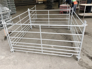 Panneaux portables économiques pour moutons et chèvres, clôture temporaire pour pâturage avec connexion rapide par goupille - Product Image 5