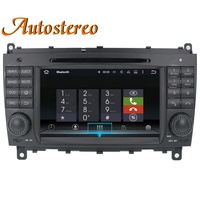 Reproductor multimedia para coche Mercedes Benz CLK W209/CLS/W219, Android 10, navegación GPS, DVD, unidad principal, grabadora de cinta, HLA8812