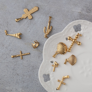 Custom 316L Aço Inoxidável North Star Charm Angel Crown Pingentes Para <span class=keywords><strong>DIY</strong></span> Jóias Fazendo 18k Gold <span class=keywords><strong>Crucifix</strong></span> Pingente Cruz Para Homens - Product Image 4