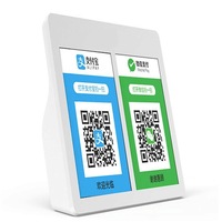 Altavoz Inalámbrico para Anuncios de Pagos con Batería Recargable de Gran Capacidad Integrada y Pantalla Visual de Códigos QR para Negocios
