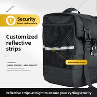 Sac latéral rétro pour Honda Rebel CM1100, sac imperméable pour casque intégral, sac de selle pliable pour support de dossier, modification