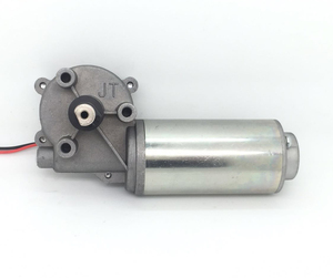 Motor de Corriente Continua con Autobloqueo, Engranaje de Tornillo Sin Fin Pequeño, 12V/24V 50W 30rpm, Motor de Escritorio Ajustable con Orificio Hexagonal, Bajo Ruido - Product Image 3